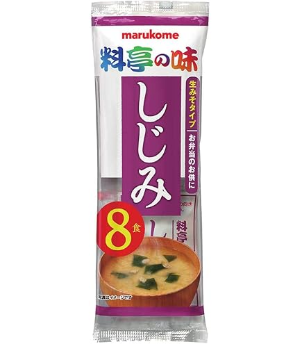 Amazon | マルコメ 生みそ汁 料亭の味わかめ 即席味噌汁 12食×12袋